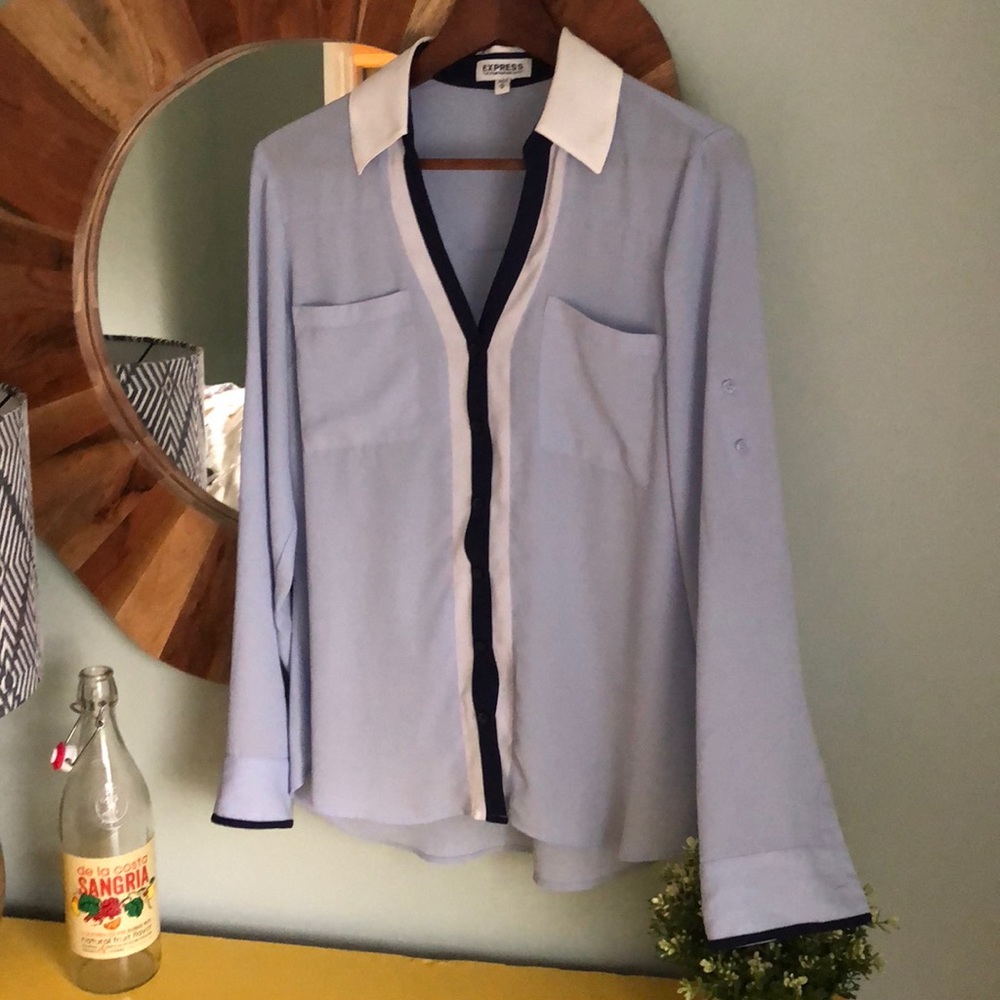 Express button down blouse